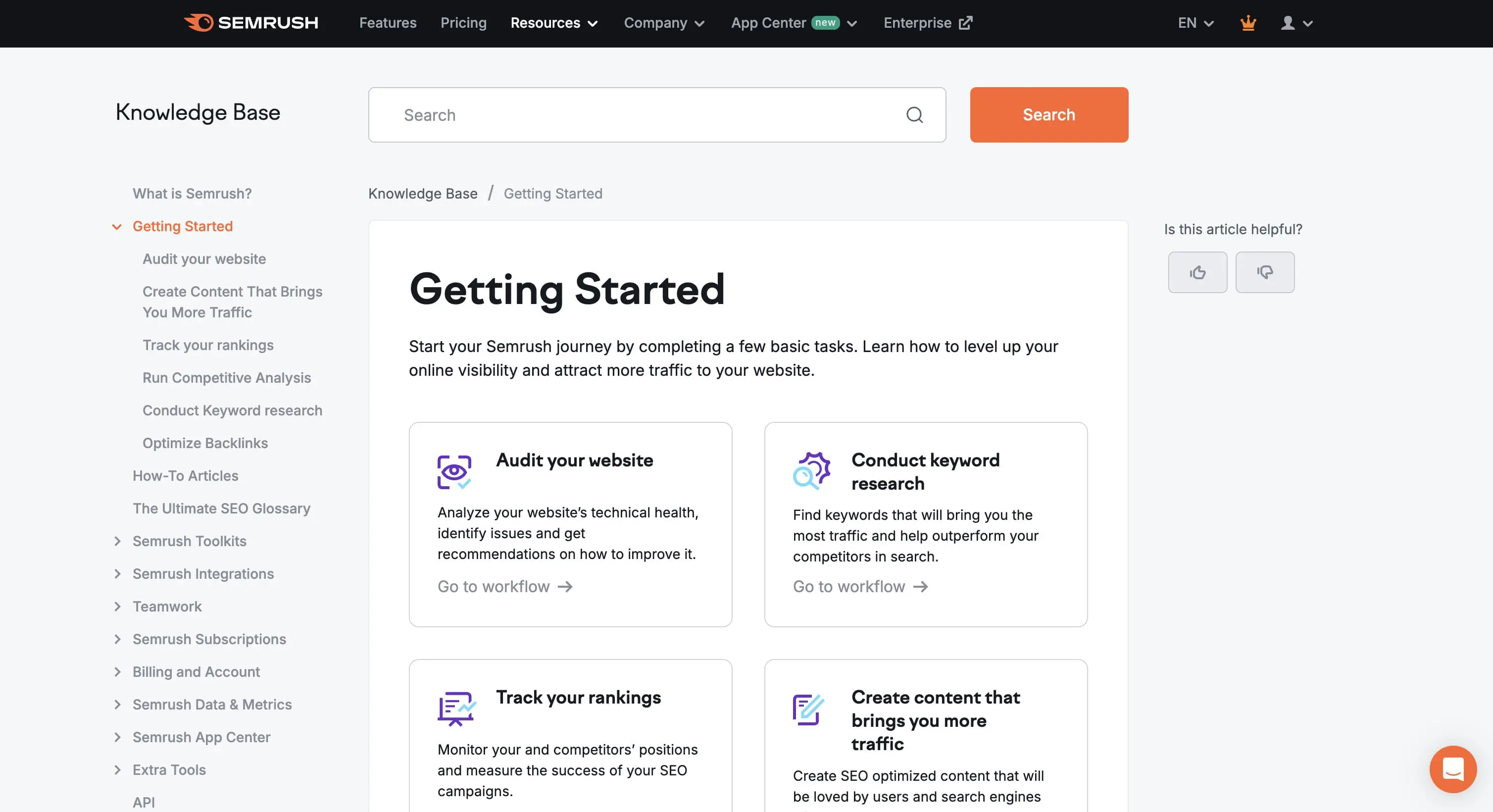 Semrush Knowledge Base